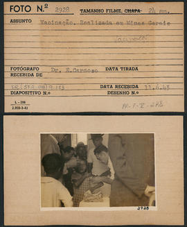 Vacinação realizada em Minas Gerais
